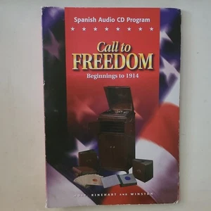 CALL TO FREEDOM : Beginnings to 1914 ~ SPANISH AUDIO CD PROGRAM, HOLT - Picture 1 of 5