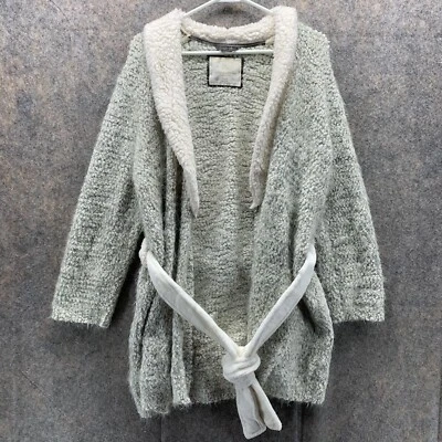 Abercrombie & Fitch Robe Women Extra Small Ladies Gray Outdoors Fleece Luxury - Image 1 of 4