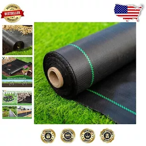 Multi-Purpose 4ft x 300ft Weed Prevention Fabric - Ideal for Gardens and Paths - Picture 1 of 11