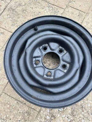 Ford Truck Kelsey Hayes 15” x 6” Steel Wheel Rim 5 on 5-1/2  Bolt 1970’s Black - Image 1 of 4