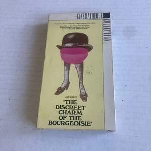 The Discreet Charm of the Bourgeoisie (VHS, 1985) Cinematheque Bunuel - Picture 1 of 3