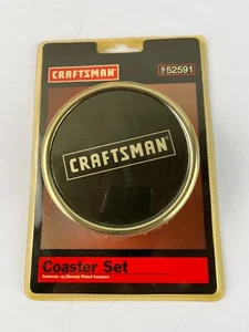 New Craftsman Coaster Set 952591 Chrome Plated Coasters - Bild 1 von 13