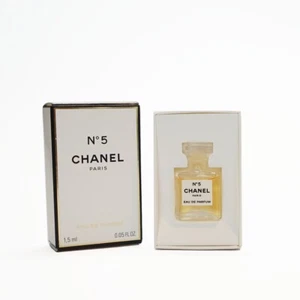 Chanel No.5 EDP 1.5ml Mini Size Miniature Collectable Perfume New DAMAGED BOX - Picture 1 of 5