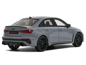 2022 Audi RS 3 Sedan Performance Edition Nargo Gray with Sunroof 1/18 Model Car - Picture 1 of 4
