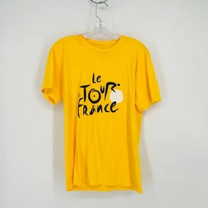 Camiseta Oficial Le Tour De France Amarillo Algodón Entrenamiento Ciclismo Adulto Talla S/M - Imagen 1 de 6