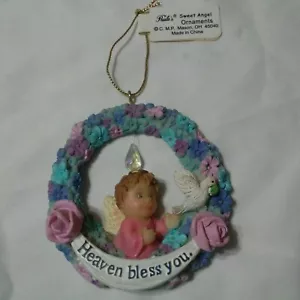 Paulas süßer Engel Ornament ""Himmel segne dich"" Weihnachtsdekorationen Kristall - Bild 1 von 8