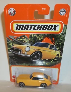 2022 MATCHBOX 1:64 MBX HIGHWAY 73/100 YELLOW 1971 MGB GT COUPE - Picture 1 of 10