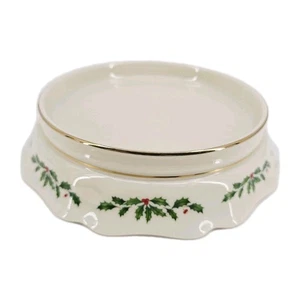 Lenox Holiday Dimension Glaswaren Bowle Schale Keramik nur Ständer Vintage Landhaus - Bild 1 von 8