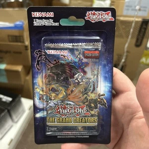 Yugioh The Grand Creators 1st Edition SEALED Blister Booster Packs GRCR Cards - Picture 1 of 2
