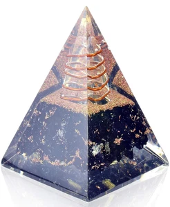 Pirámide de Orgón-Turmalina Negra-Cristal-Chakra Equilibrio Orgón Generador de Energía - Imagen 1 de 9