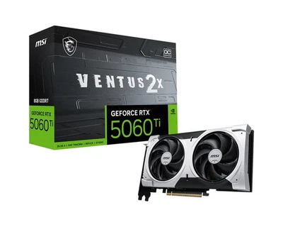 MSI GeForce RTX 5060 Ti 8G Ventus 2X OC Plus 8GB GDDR7 DLSS4 1*HDMI/3*DisplayPor - Immagine 1 di 4