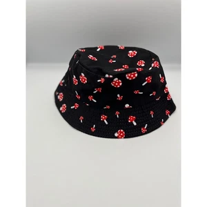 Fischerhut schwarz Pilzmuster Einheitsgröße - Bild 1 von 6