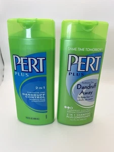 New VTG Pert Plus Dandruff Away 2 In 1 Shampoo & Conditioner 13.5 FL OZ NOS 2pc - Picture 1 of 7
