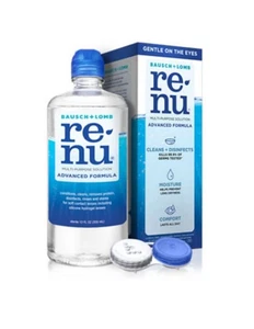 Bausch + Lomb Re-Nu Advanced Formula Multi-Purpose Lens Solution 12 oz Exp 11/25 - Picture 1 of 1