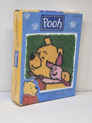 Winnie the Pooh and Piglet Latch Hook Kit WP0002 Caron International 13x13" - Image 1 of 4