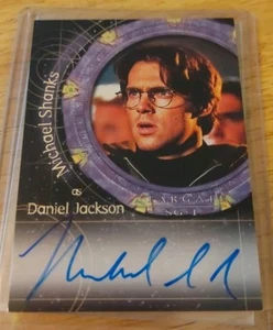 2002 Stargate SG-1 Season 4 A13 Michael Shanks as Daniel Jackson autograph card - Picture 1 of 3