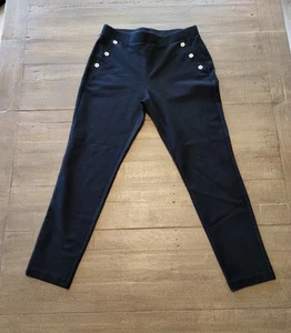 Michael Kors Basics Stretch Pull-On Damenhose schwarz Größe M - Bild 1 von 11