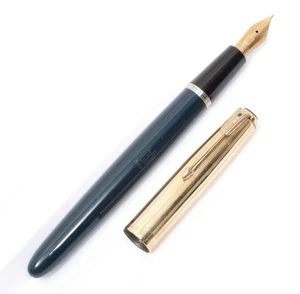 Vintage 1956 Parker Canadian Arrow Fountain Pen International Harvester 14ct GF - Picture 1 of 11