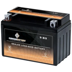YTX9-BS High Performance AGM Battery for ATV, UTV, Motorcycle, Dirt Bike - Picture 1 of 7