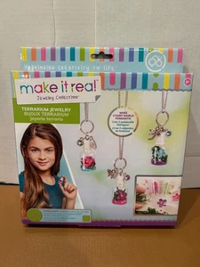 Make It Real Jewelry Collection 3 Fairy World Terrario Colgantes Kit Nuevo en Caja Sellado - Imagen 1 de 3