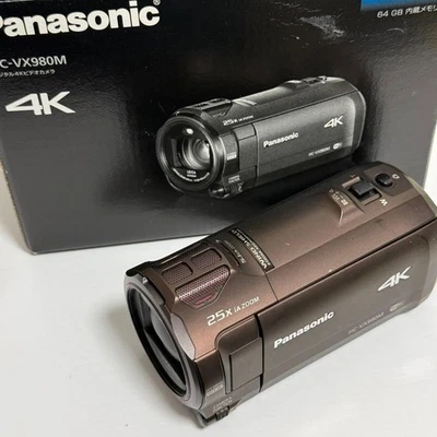 Panasonic HC-VX980M Brown Digital 4K Camcorder 64GB 20x Optical Zoom w/Box - Image 1 of 4