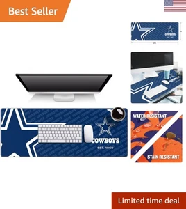 Teamgeist: Dallas Cowboys offizielle Schreibtischunterlage, 31,5" x 12" für Zuhause & Büro - Bild 1 von 9