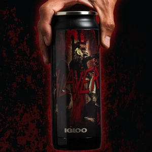 IGLOO COOLERS SLAYER REIGN IN BLOOD INSULATED CAN CUP MUG FLASK STAINLESS STEEL - Picture 1 of 7