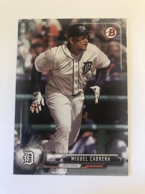 Miguel Cabrera 2017 Bowman Baseball #28 Detroit Tigers - Image 1 of 2