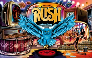 Stern RUSH Pinball Machine LE Alternate Translite 04 - Picture 1 of 1