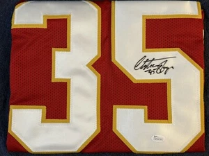 Christian Okoye Signed Custom Jersey Chiefs JSA - Picture 1 of 2