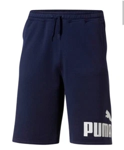 Puma marineblau weiß Trainingsshorts 10" Herren Größe Medium - neu mit Etikett - Bild 1 von 1