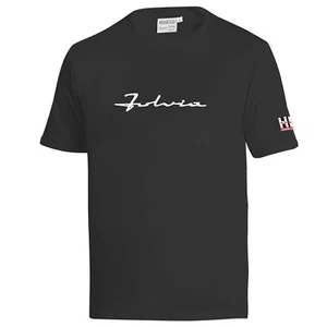 Maglietta LANCIA FULVIA t-shirt maniche corte nero SPARCO ✔ - Picture 1 of 4