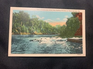 1939 View of Suwannee River from Bathing Pavilion at White Springs, FL - Picture 1 of 2