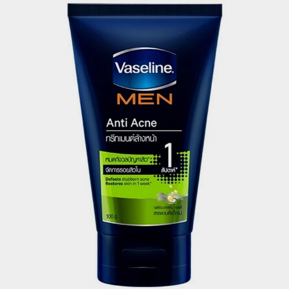 Vaselina Hombre Espuma Anti Acné Jabón Facial Producto 100g  Foto 1 de 3