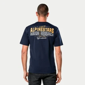 Alpinestars ASTARS Men's T-Shirt Navy Size Small STAX CSF Tee - Picture 1 of 3