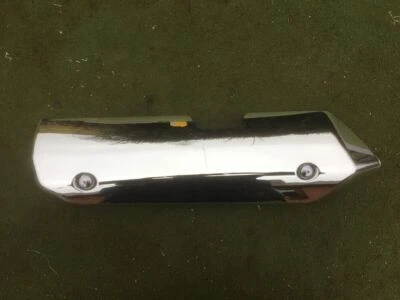 4056 Suzuki AN650 Burgman 2015 Rear Chrome Exhaust Pipe Silencer Heat Shield 26J - Image 1 of 4