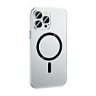 Pour iPhone 15 Pro Max 14 13 12 alliage aluminium Mag étui magnétique sûr verre