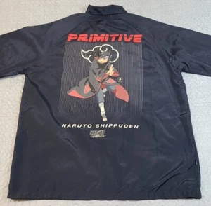 Primitive x Naruto Shippuden Itachi Uchiha Jacket Navy Blue Men's Size Large - Picture 1 of 12