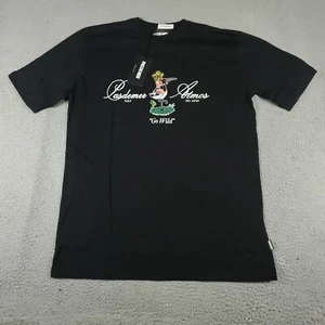 Pas De Mer T Shirt Mens Size Large Black Graphic Casual Short Sleeve - Picture 1 of 8
