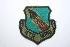 USAF US AIR FORCE SQUADRON CLOTH PATCH 4TH WING SUBDUED - Picture 1 of 1