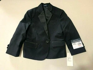 Nautica N337227 Black Tuxedo Suit for Child Kid 001 Black 2T (Jacket Only) - Picture 1 of 12