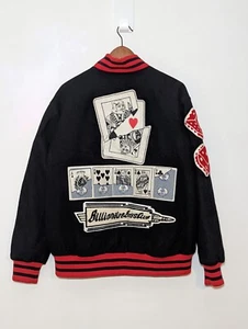 Chaqueta Billionaire Boys Club 2008 lana Vegas Cards Varsity Pharrell Nigo Bape - Imagen 1 de 11