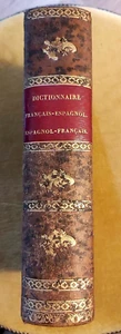 Book Dictionnaire French Spanish 1844 By Martinez Lopez & Fr Maurel Paris - Picture 1 of 5