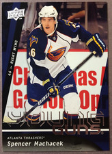 2009-10 Upper Deck Young Guns #219 Spencer Machacek Atlanta Thrashers RC