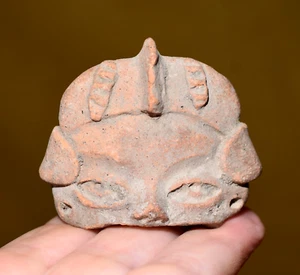Cabeza de retrato funerario africano de terracota nsodia tribu Akan Asante Ghana, África - Imagen 1 de 3