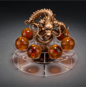 Dragon Ball Z Anime Action Figure Set Esferas Del Golden Dragon+7pcs Balls+Shelf - Bild 1 von 4
