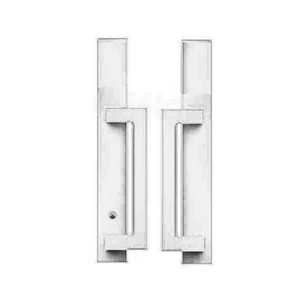 Pella Baldwin Plazo Architectural Modern Sliding Door Hardware - Polished Nickel - Picture 1 of 2