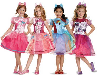 NIÑAS MI PEQUEÑO PONY DISFRAZ NIÑOS NIÑOS TV LIBRO PERSONAJE DISFRAZ CONJUNTO Foto 1 de 2