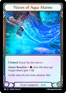 FAB COLD FOIL Waves of Aqua Marine - Tarjeta Part the Mistveil # 069 - Imagen 1 de 1