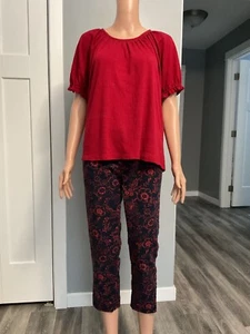 Banana Republic size M scoop neck short sleeve pullover top - Picture 1 of 6